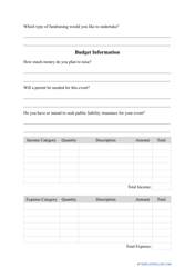 Fundraising Proposal Template, Page 2