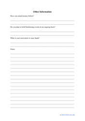 Fundraising Proposal Template, Page 3