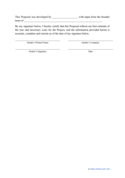 Budget Proposal Template, Page 3