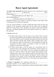 Document preview: Buyer Agent Agreement Template