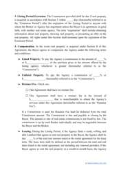 Buyer Agent Agreement Template, Page 2