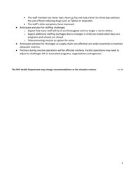 Covid-19: Guidance for Congregate Settings - New York City, Page 9