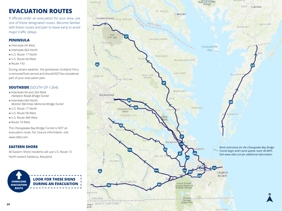 Virginia Hurricane Evacuation Guide - Virginia, Page 9
