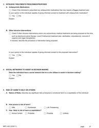 Form MPC402 Clinical Team Report - Massachusetts, Page 3