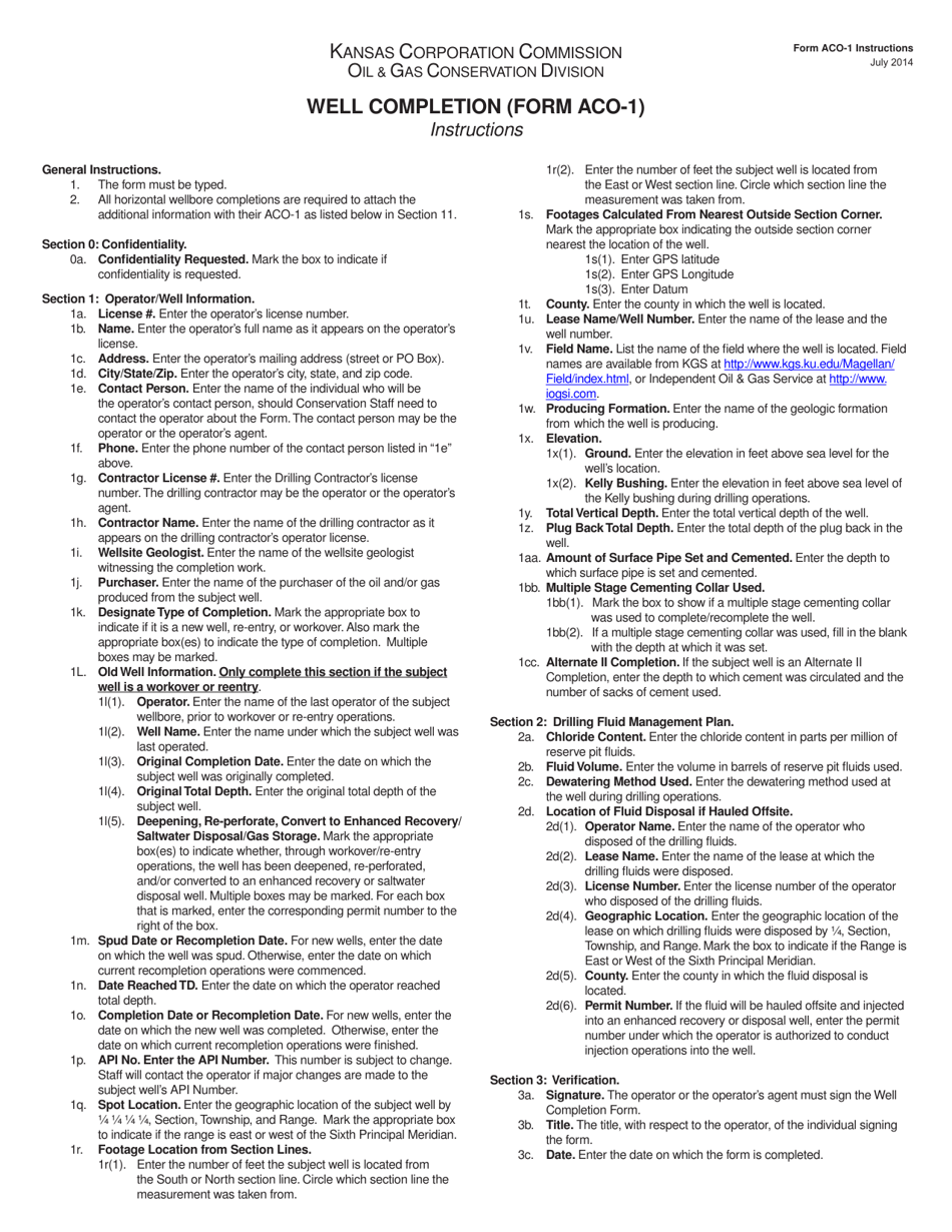 Form ACO-1 Well Completion Form - Kansas, Page 4