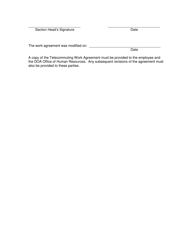 Telecommuting Work Agreement - Louisiana, Page 4