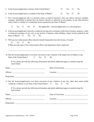 Application for Brewer of Malt Liquors for Annual Malt Liquor Production Under 30,000 Barrels (930,000 Gallons) - Maine, Page 3