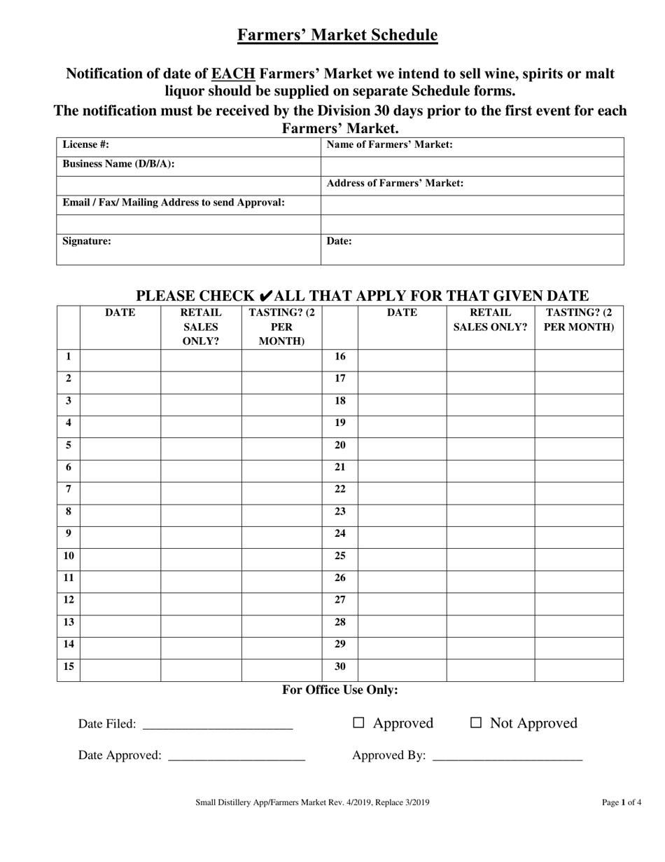 Application for Small Distillery - Maine, Page 7