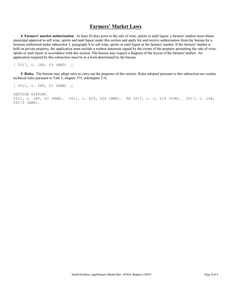 Application for Small Distillery - Maine, Page 9