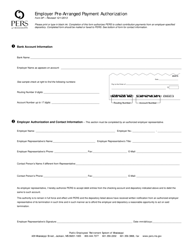 Form 8P &quot;Employer Pre-arranged Payment Authorization&quot; - Mississippi