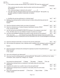 Form UIA1015 Questionnaire to Determine Employment Status - Michigan, Page 3