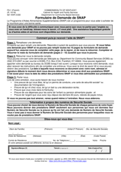 Form FS-1 Application for Snap - Kentucky (French), Page 4