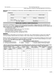 Form FS-1 Application for Snap - Kentucky (Bosnian), Page 5