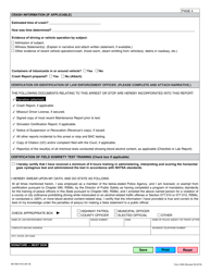 Form 2389 (MO860-0153) Alcohol Influence Report - Missouri, Page 4
