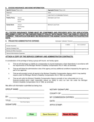 Form WC-402GR Workers Disability Compensation Group Self-insurer Application - Michigan, Page 2