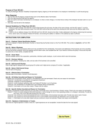 Form WC-651 Self-insured Group Notice of Termination of Membership - Michigan, Page 2
