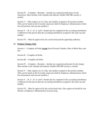 Instructions for Personnel Action Request - Louisiana, Page 2