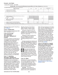 Instructions for IRS Form 1040-NR U.S. Nonresident Alien Income Tax Return, Page 41