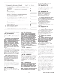 Instructions for IRS Form 1120 U.S. Corporation Income Tax Return, Page 18