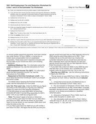 IRS Form 1040-ES &quot;Estimated Tax for Individuals&quot;, Page 6