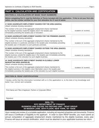 Form REAP Application for Certificate of Eligibility for Reap Benefits - New York City, Page 4