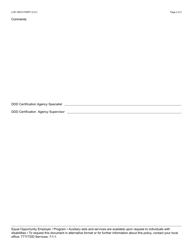 Form LCR-1087A Child Developmental Certified Home Application Cover Page - Arizona, Page 2