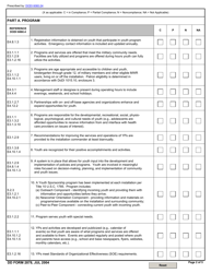 DD Form 2878 Youth Programs (Yps) Inspection Checklist Summary Sheet, Page 2