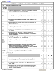 DD Form 2878 Youth Programs (Yps) Inspection Checklist Summary Sheet, Page 4