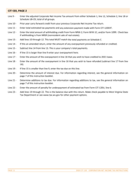 Instructions for Form CIT-120 West Virginia Corporation Net Income Tax Return - West Virginia, Page 11