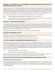 Instructions for Form CIT-120 West Virginia Corporation Net Income Tax Return - West Virginia, Page 14