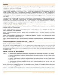 Instructions for Form CIT-120 West Virginia Corporation Net Income Tax Return - West Virginia, Page 21