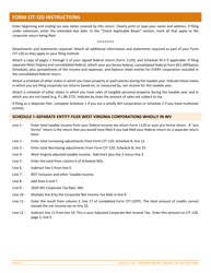 Instructions for Form CIT-120 West Virginia Corporation Net Income Tax Return - West Virginia, Page 9