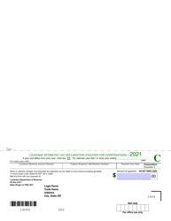 Form CIFT-620ES Louisiana Estimated Tax Declaration Voucher for Corporations - Louisiana, Page 4