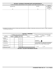 Form SF-1405 Preaward Survey of Prospective Contractor (Production), Page 3