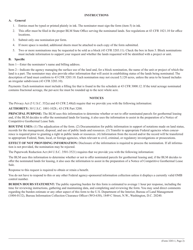 Form 3203-1 Nomination of Lands for Competitive Geothermal Leasing, Page 2