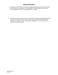 Form FDACS-02048 Equipment Grant Assistance Application - Florida, Page 4