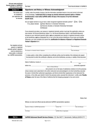 Form PERS-BSD-369-D &quot;Disability Retirement Election Application&quot; - California, Page 12