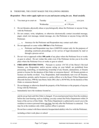Form 5C-P-398 Temporary Restraining Order - Hawaii, Page 2