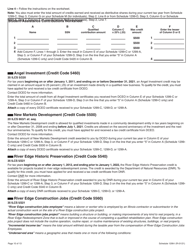 Schedule 1299-I &quot;Income Tax Credits Information and Worksheets&quot; - Illinois, Page 10