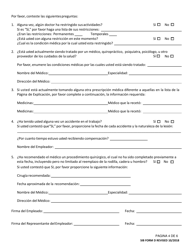 SIB Formulario D Cuestionario De Conocimiento Laboral Subsiguiente/Oferta De Trabajo Condicional - Louisiana (Spanish), Page 4