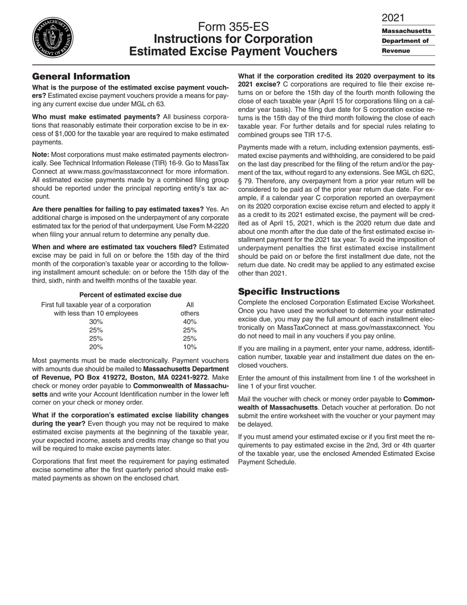 Form 355-ES - 2021 - Fill Out, Sign Online and Download Printable PDF ...