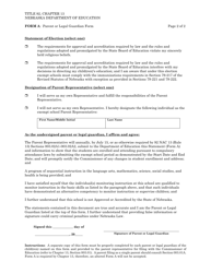 Form A Statement of Election and Assurances - Nebraska, Page 2