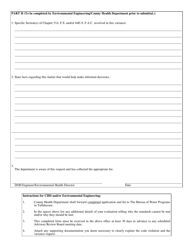 Form DH4080 Application for Variance From Chapter 64e-9, Florida Administrative Code - Swimming Pools and Bathing Places - Florida, Page 2