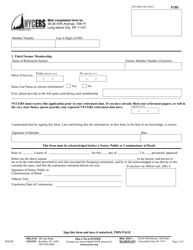 Form F181 Membership/Tier Reinstatement - New York City, Page 2