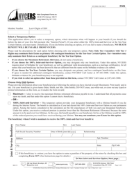 Form F604 Application for Disability Retirement Members of Tier 4, and Tier 4 With Tier 3 Rights - New York City, Page 2