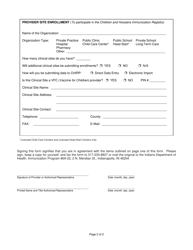 State Form 52306 Provider Site Enrollment Agreement - Indiana, Page 2
