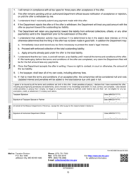 Form MO-656B Offer in Compromise Application for Individual and Business Tax - Missouri, Page 10