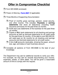 Form MO-656B Offer in Compromise Application for Individual and Business Tax - Missouri, Page 2