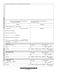 Form MO-656B Offer in Compromise Application for Individual and Business Tax - Missouri, Page 4