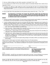 Form OP-MTV-04 F-1 Visitor Application (One Adult Applicant Per Questionnaire) - Iowa, Page 2